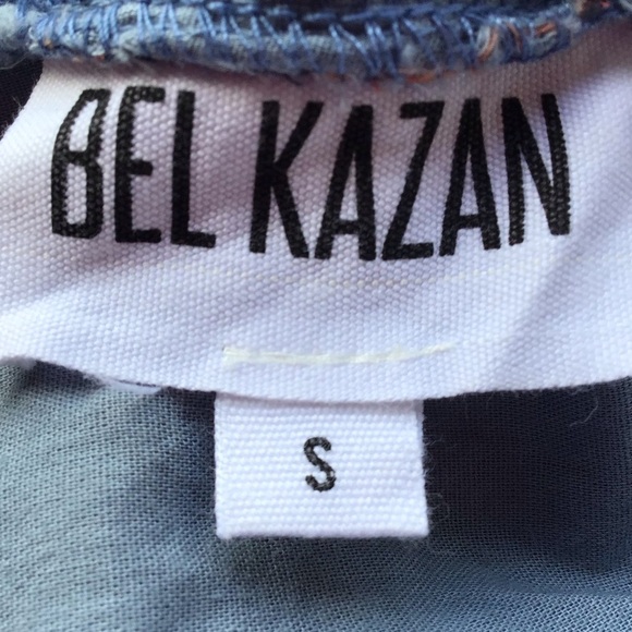 Anthropologie Bel Kazen Blue Floral Wide Leg Ruffle Sleeve Open Back Jumpsuit - Picture 9 of 9